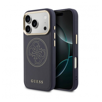 Maska Guess Perforated 4G MagSafe za iPhone 17 Pro/ 18 Pro tamno plava