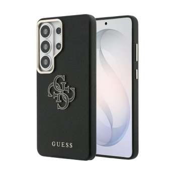 Maska Guess Grained Big 4G Metal Logo za Samsung S26 Ultra/ S948B crna