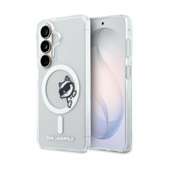 Maska Karl Lagerfeld IML Peekaboo Choupette MagSafe za Samsung S26/ S941B transparent