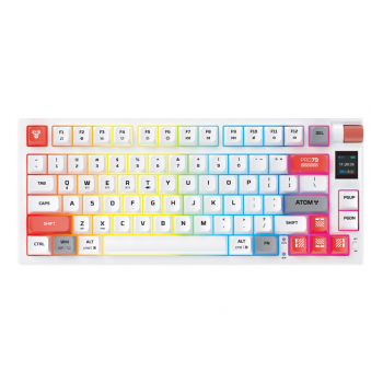 Tastatura Mehanicka Gaming Fantech MK917 RGB Atom PRO79 Wireless bela (Red switch)