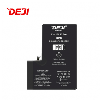 Baterija DEJI (Decode Genuine) za iPhone 15 Pro (3400mAh)