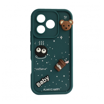 Maska Sweet Coffe za Honor 600 Lite tirkiz zelena