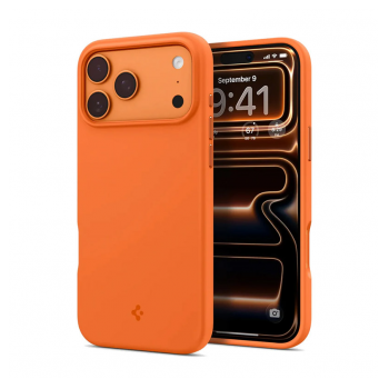 Maska Spigen Silicone Fit MagSafe za iPhone 17 Pro Max/ 18 Pro Max narandzasta