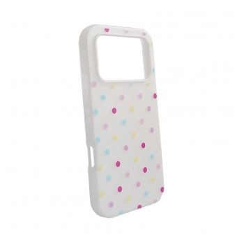 Maska Candy Dots za Honor 600 Pro bela