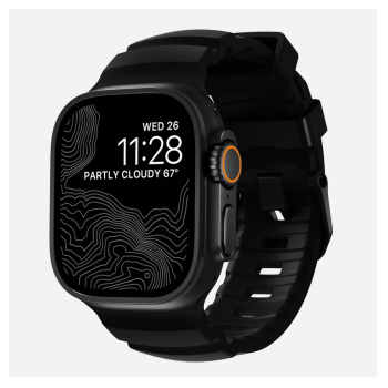 Narukvica za Apple watch Rocky Point black Carbon black 44/ 45/ 46/ 49 mm