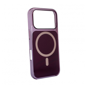 Maska Mag Case Crystal (IC) za iPhone 17 Pro/ 18 Pro bordo