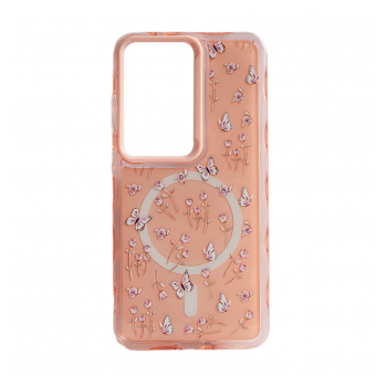 Maska Mag Case Floral Series za Samsung S26 Ultra/ S948B pink