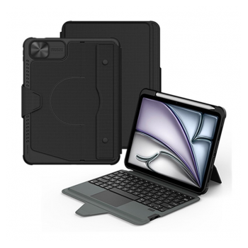 Maska NILLKIN Bumper Combo Pro Keyboard Case za Apple Ipad 11 (A16) 2025/ iPad 10/ 10.9 2022 crna