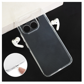 Maska Skin Silikon with pluggy za Xiaomi 17T Pro transparent
