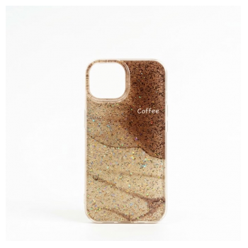 Maska Print Autumn Vibe za iPhone 15 Sparkle Coffie
