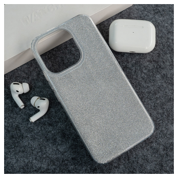 Maska Crystal Dust za Xiaomi Redmi Note 17 Pro 5G (EU) srebrna