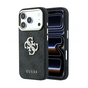 Maska Guess 4G & Big Resin Logo za iPhone 17 Pro Max/ 18 Pro Max crna