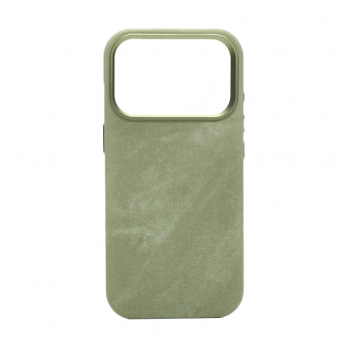 Maska XMART Mag Case Alcantara za iPhone 17 Pro Max/ 18 Pro Max zelena