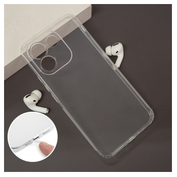 Maska Skin Silikon with pluggy za Xiaomi Redmi Note 17 Pro Max 5G (EU) transparent