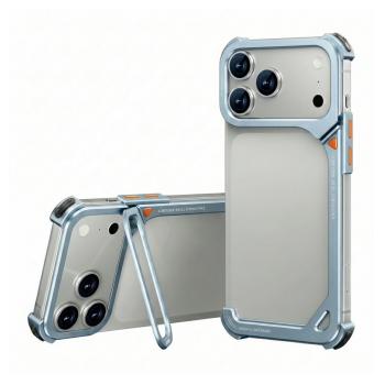 Maska Titanium Edge Bumper za iPhone 17 Pro Max/ 18 Pro Max svetlo plava