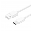 Kabel USB na Type-C beli 1m